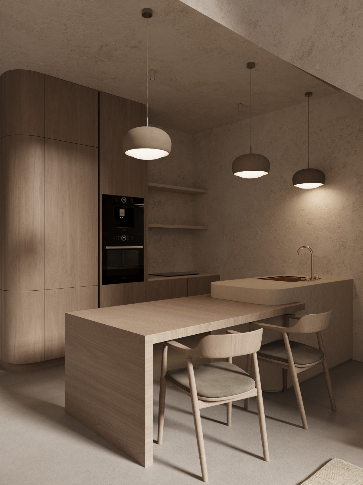 Двухуровневая вилла в современном стиле