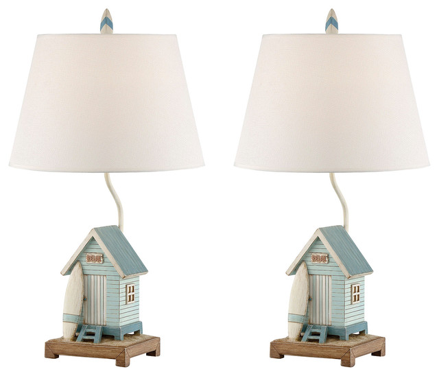 Seahaven Beach House Table Lamp Set Of, Seahaven Lighthouse Table Lamp