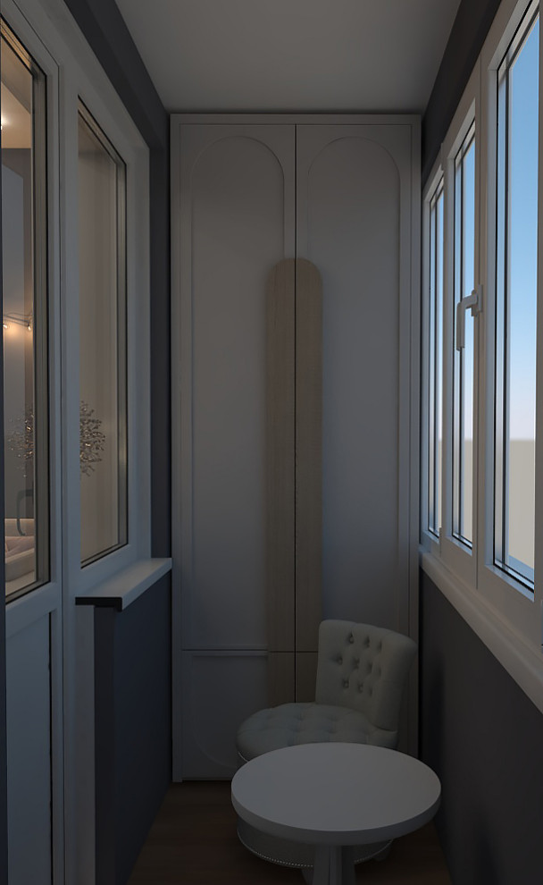 проходная кухня-студия