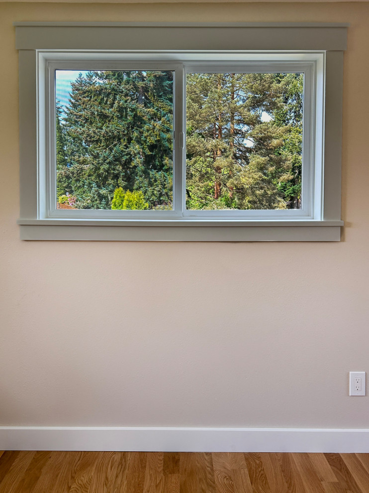 Example of an arts and crafts home design design in Seattle