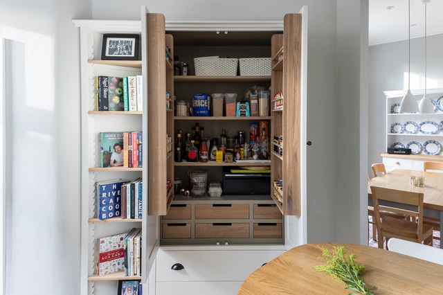 Traditional, Solid Oak White Kitchen landhausstil-kueche