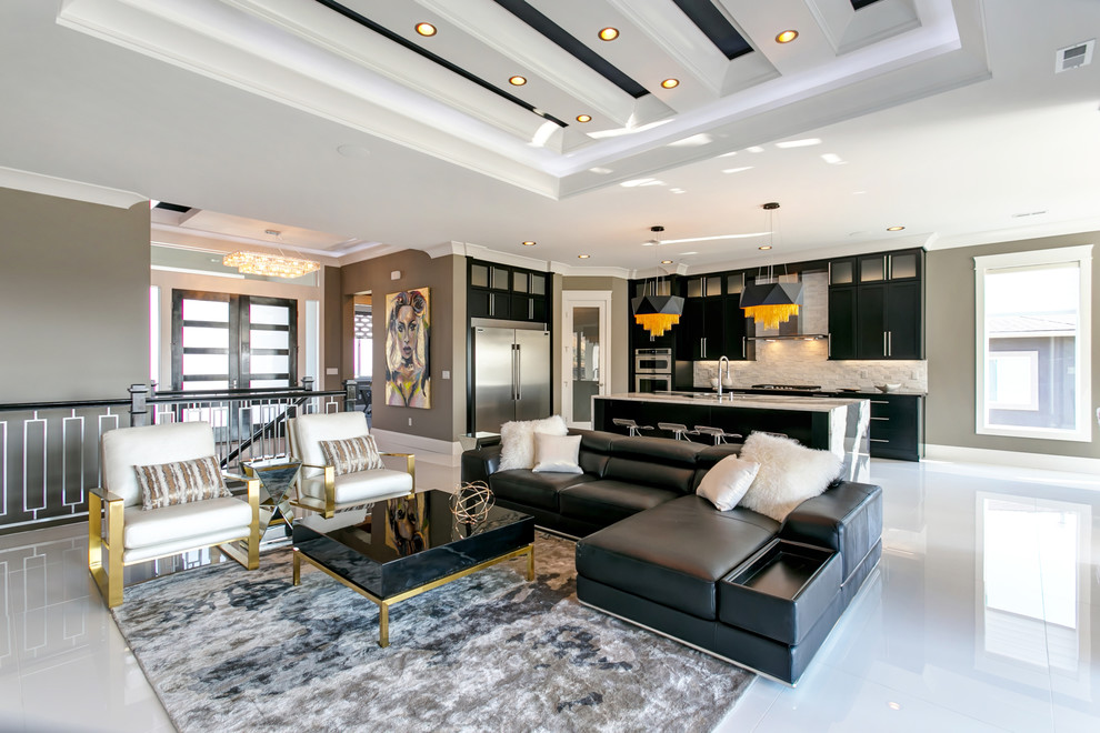 Viola E - Contemporary - Living Room - Seattle - by Prodigy Homes Inc ...