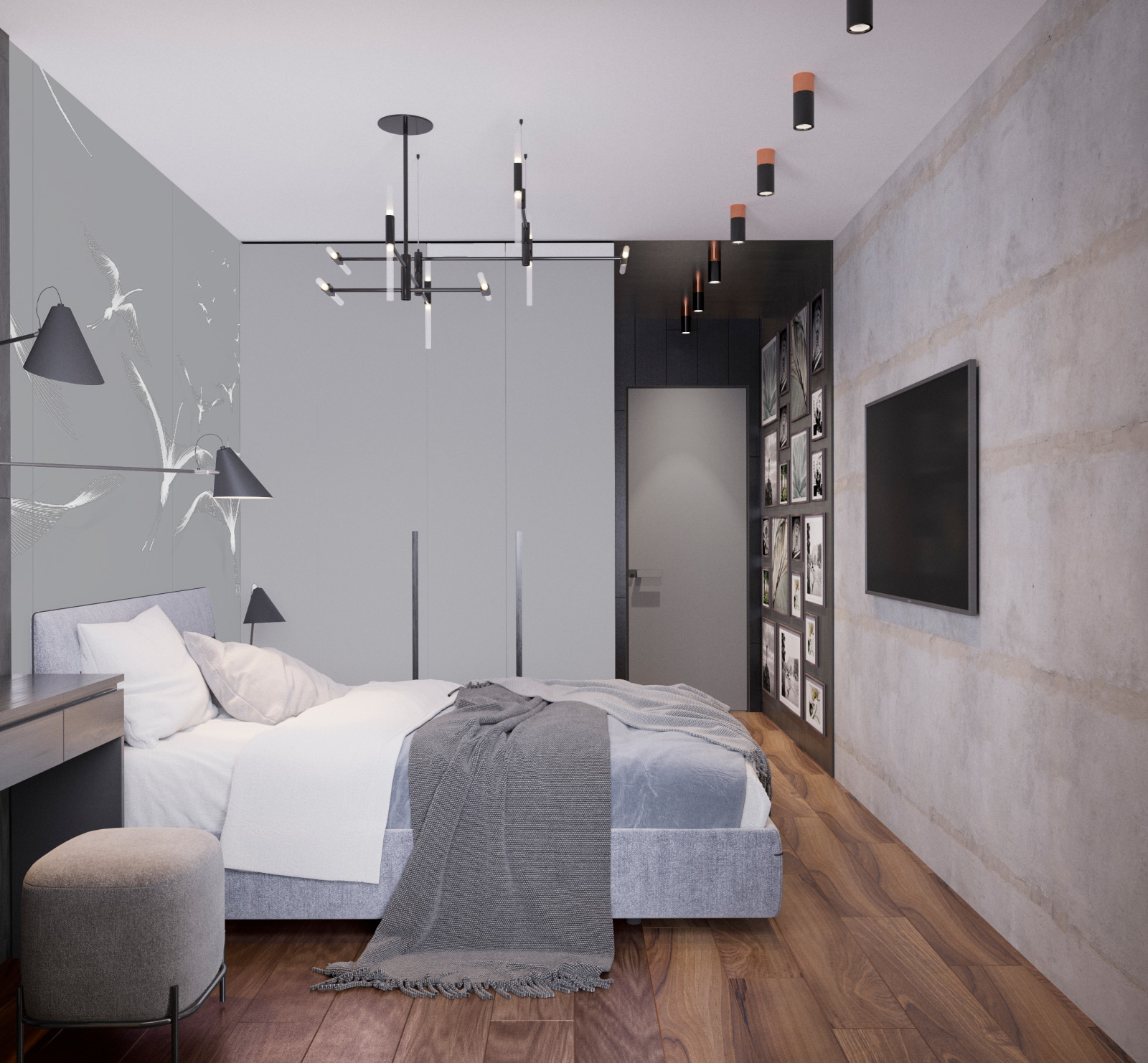 Квартира в современном стиле 55м2