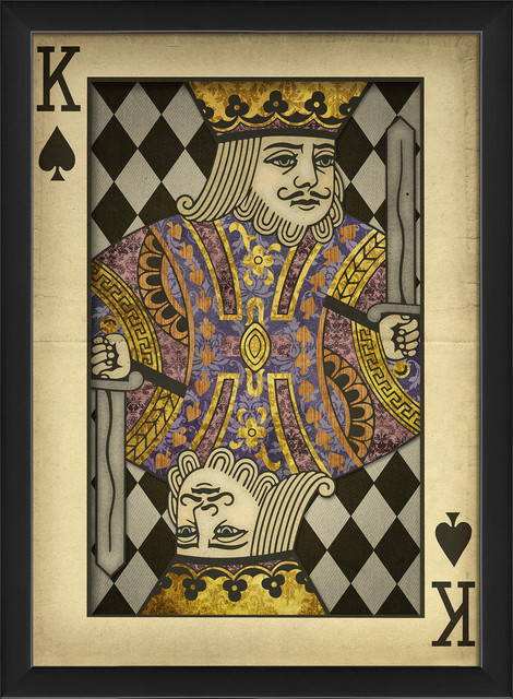 King of Spades Art Print, 12.63