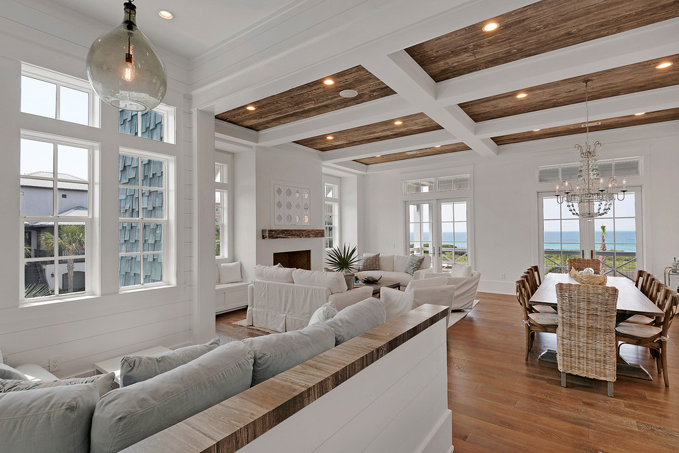 Sandy Shores - Beach Style - Living Room - Miami - by Envision Builders ...