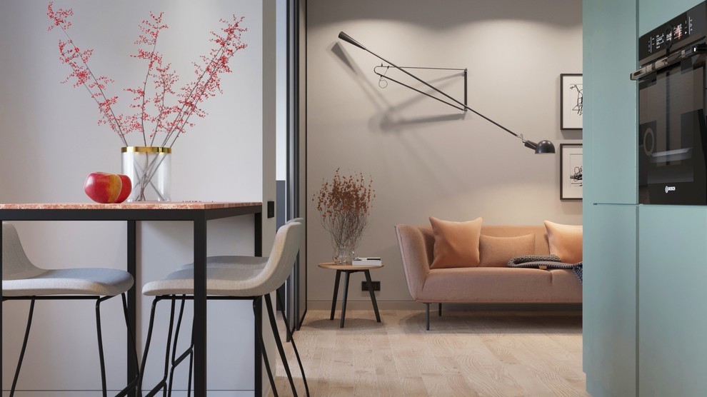 Проект для молодой пары в пастельных тонах