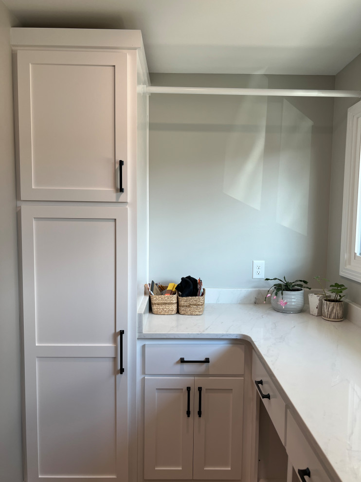 Sage Kitchen and Laundry Room