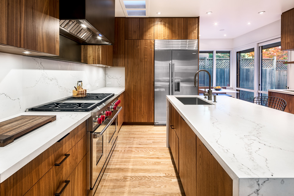 Design ideas for a modern kitchen in San Francisco.