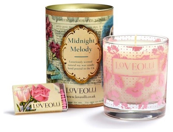 LoveOlli Come Midnight Melody Scented Candle