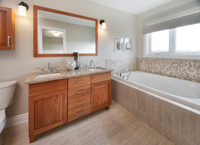 Model Homes klassisch-modern-badezimmer