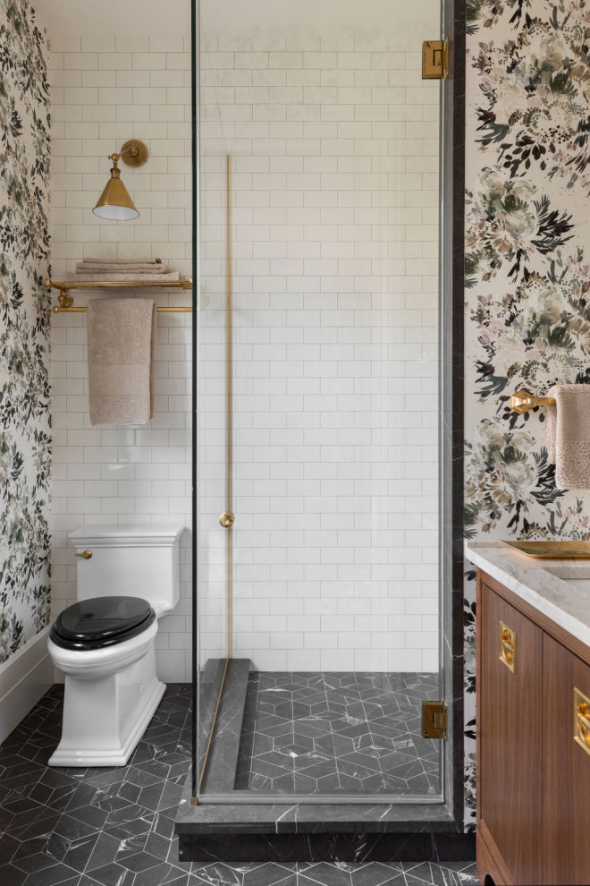 Burling - Bathroom - transitional bathroom idea in Chicago