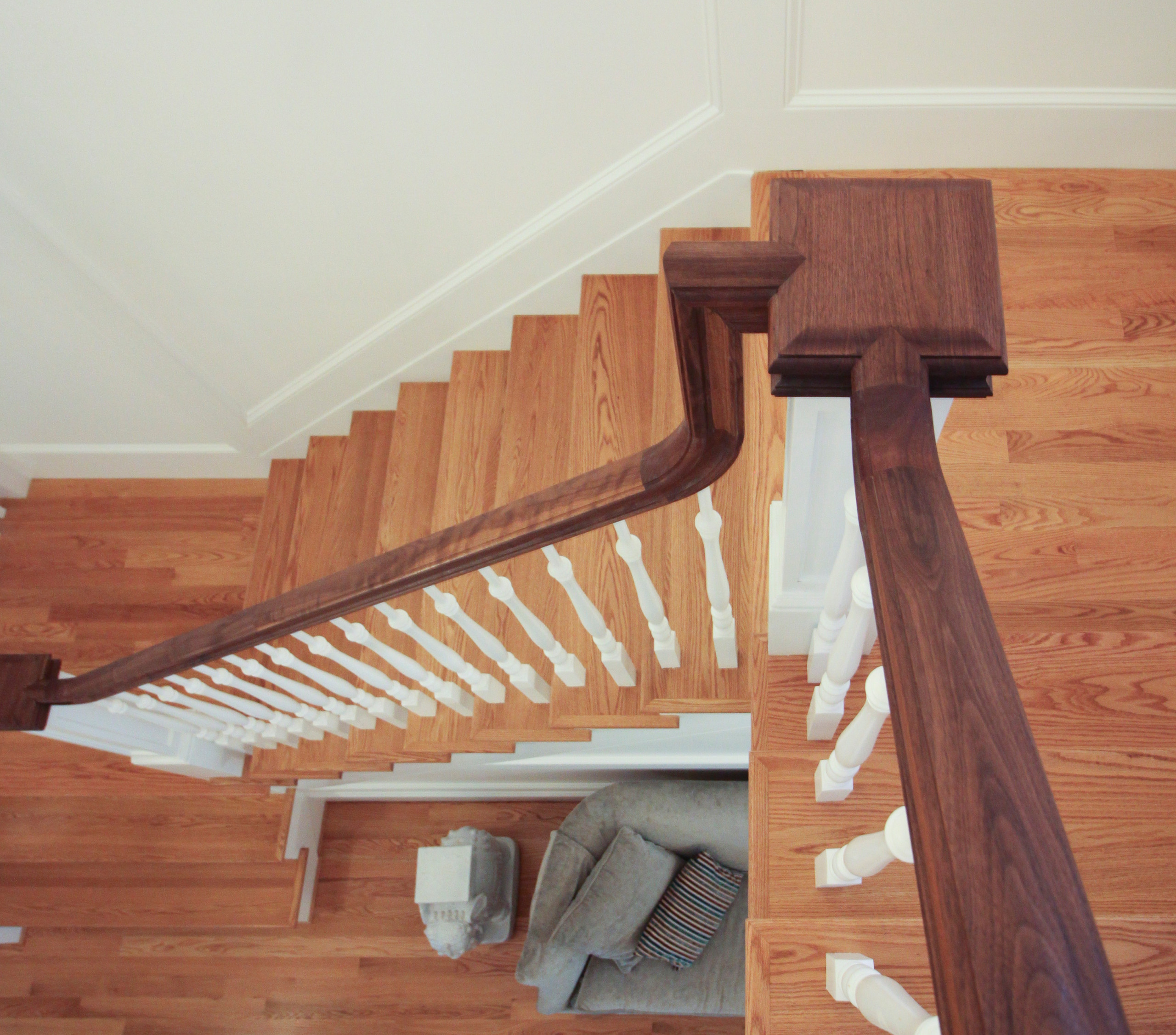 56_Elegant Wall-Mounted Craftsman Style Staircase, Arlington VA 22205