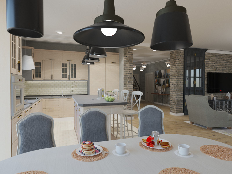 Частный дом в серых оттенках