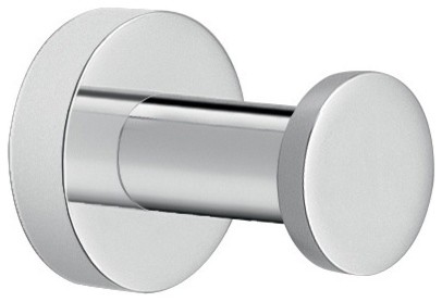 Modern Round Chromed Br Bathroom Hook Contemporary Robe Modern Round Chromed Br Bathroom Hook