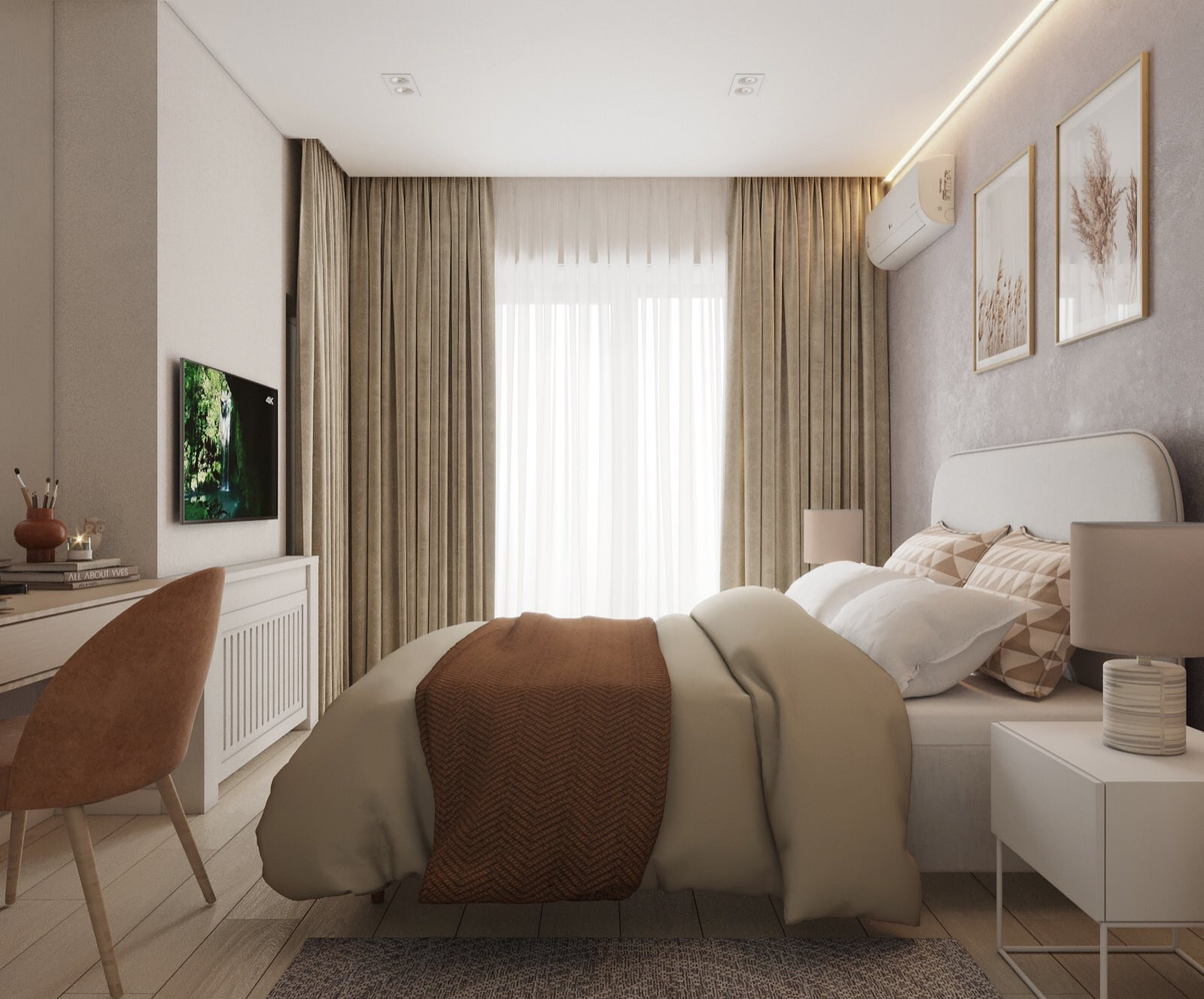 Спальня в современном стиле