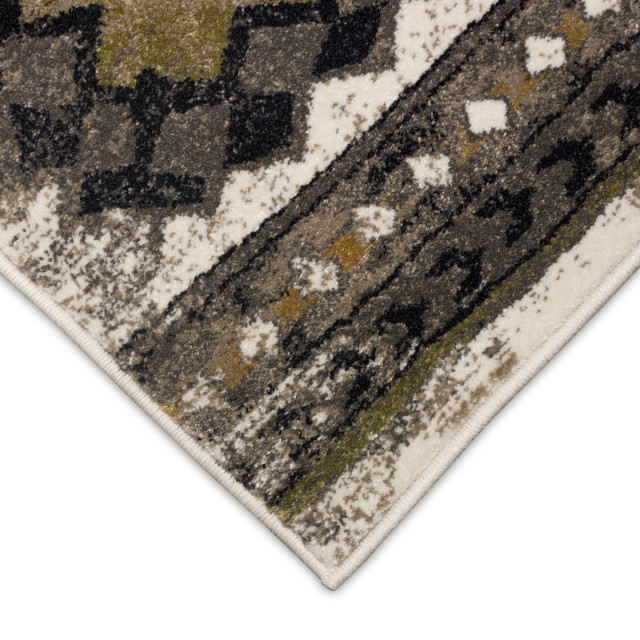 Ashford Diamond Trio Indoor Rug, 1'11"x7'6" Runner Southwestern