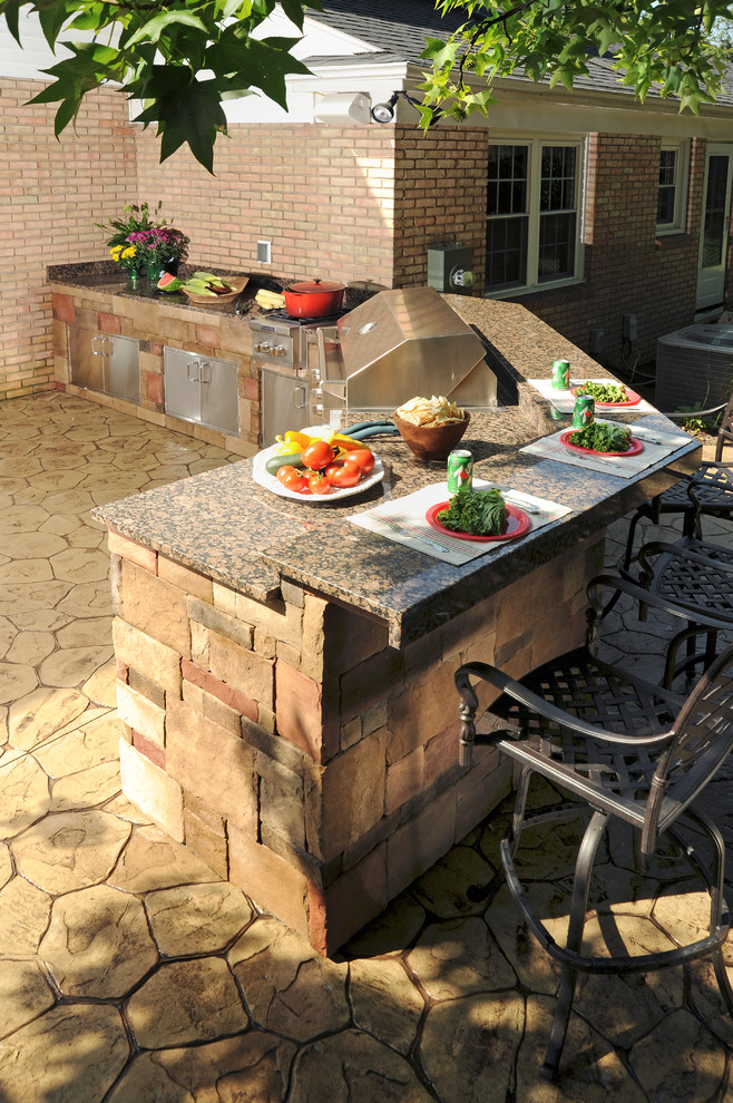 Kettering Outdoor Kitchen Traditional Patio Other by Remodeling