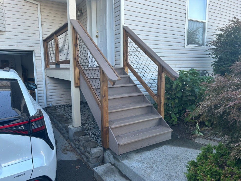 Deck and front entry