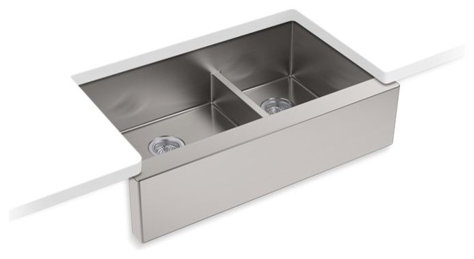 Kohler Strive Smartdivide 35-1/2" X 21-1/4" X 9-5/16" Double-Bowl Kitchen Sink