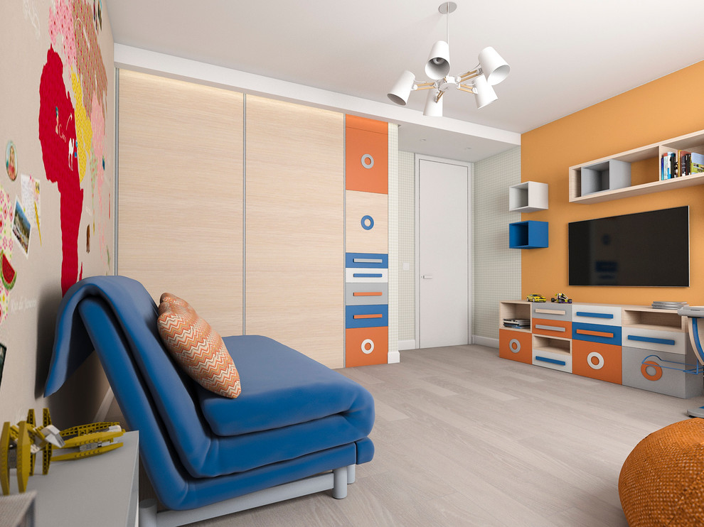 Детская для девочки и детская для мальчика. Визуализация.