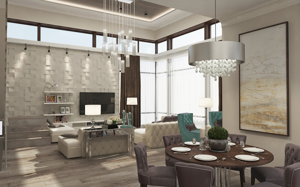 Современный интерьер с классическими акцентами