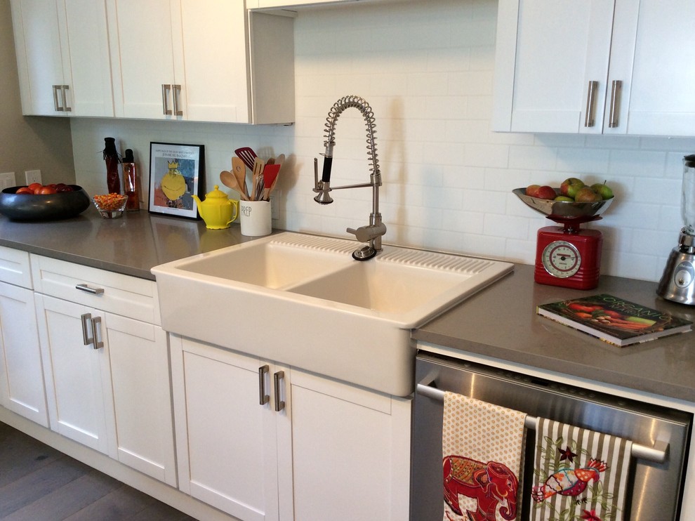 Adding color to a cold kitchen