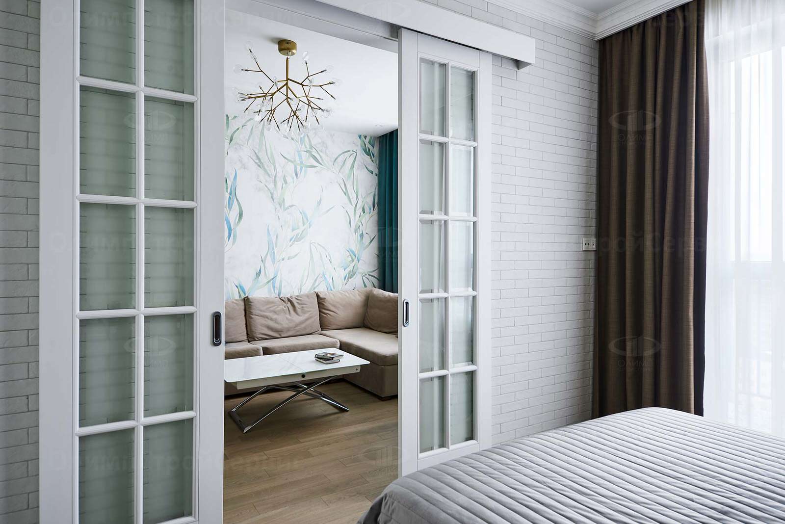 Дизайн и ремонт однокомнатной квартиры в стиле «Современная классика»