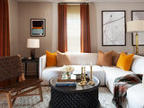 Transitional Living Room by Carrie Moore Interior Design