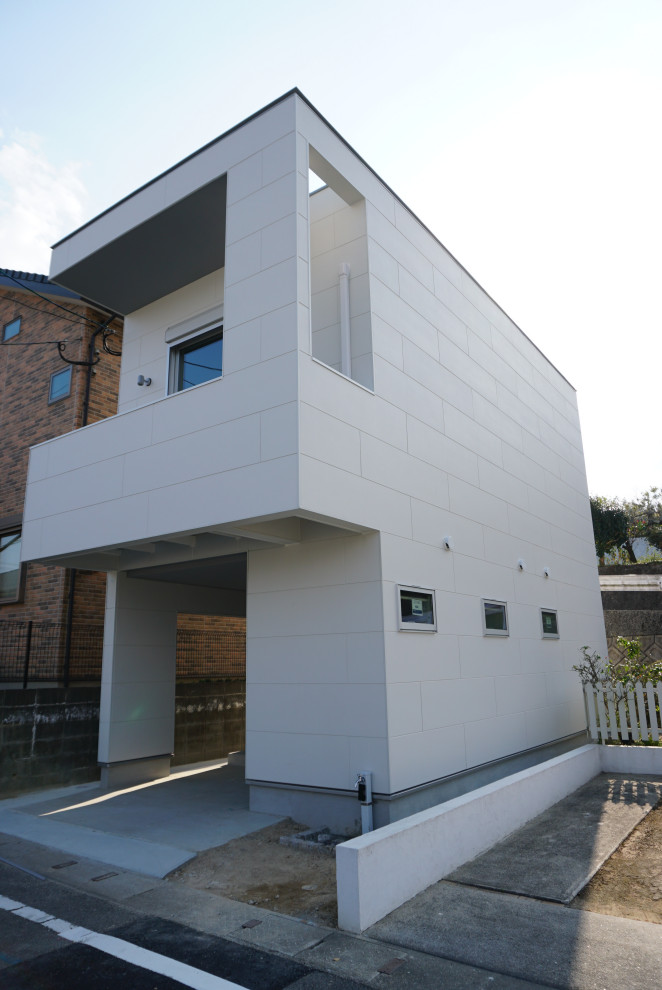 福岡にあるトラディショナルスタイルのおしゃれな家の外観の写真