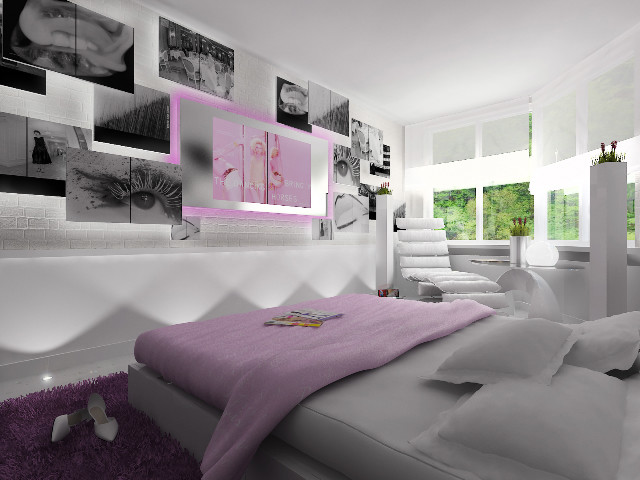 3D проект 1а комнатная квартира "Химки"