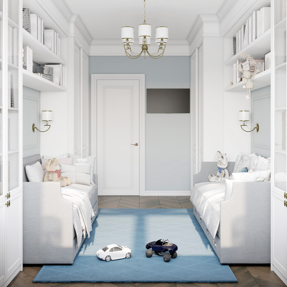 Дизайн проект в Н. Новгороде для семьи с близняшками