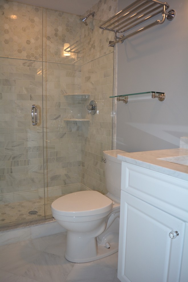 Minimalist home design photo in Boston
