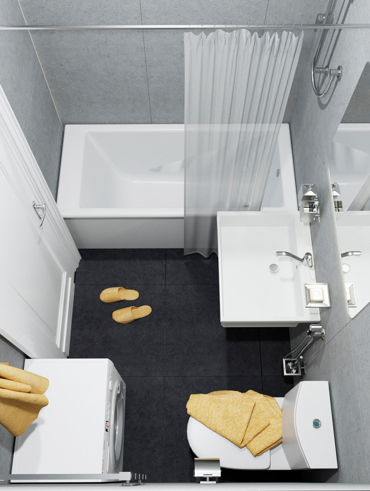 Однокомнатный модуль в стиле Лофт