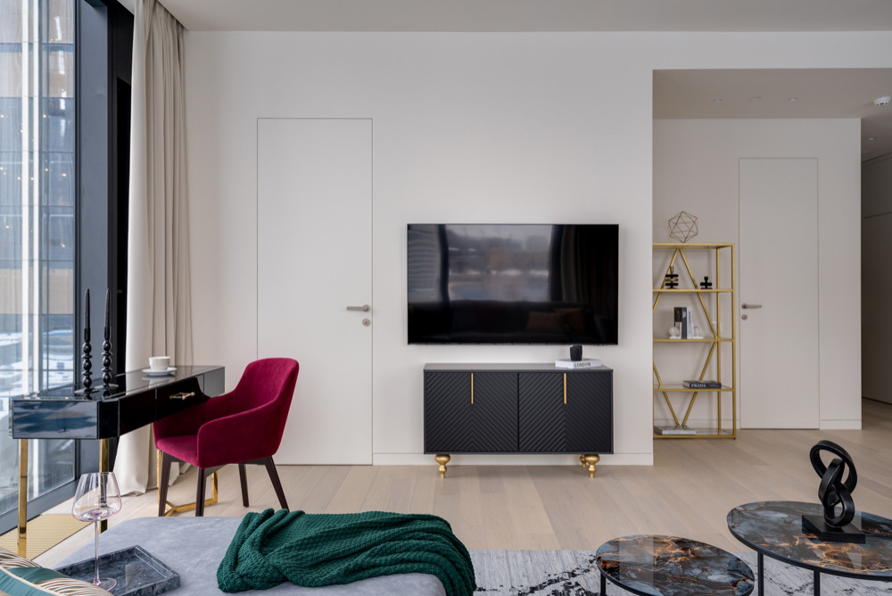 Хоумстейджинг и комплектация квартиры в небоскребе Москва Сити, ЖК Capital Tower