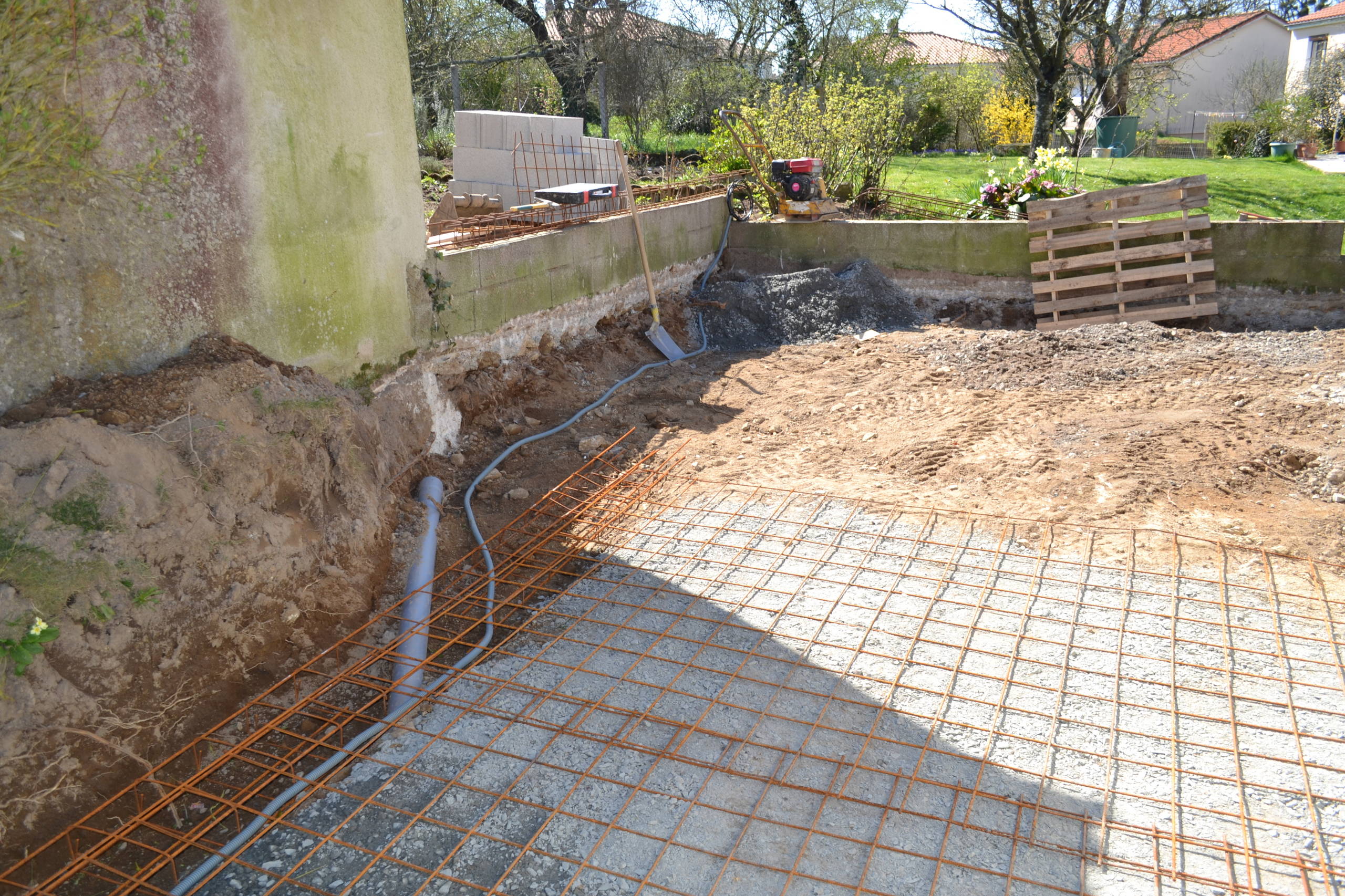 Agrandissement de la terrasse
