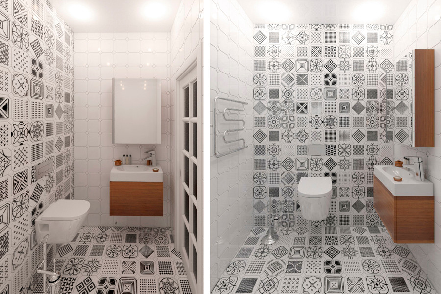 Квартира в стиле контемпорари.