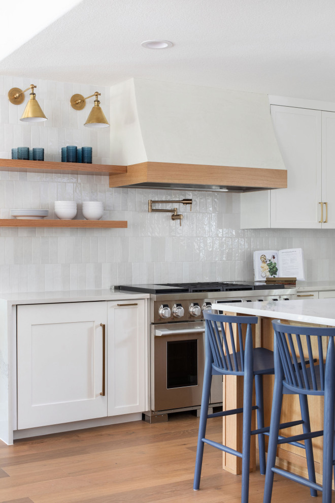 Inspiration for a transitional kitchen remodel in Austin