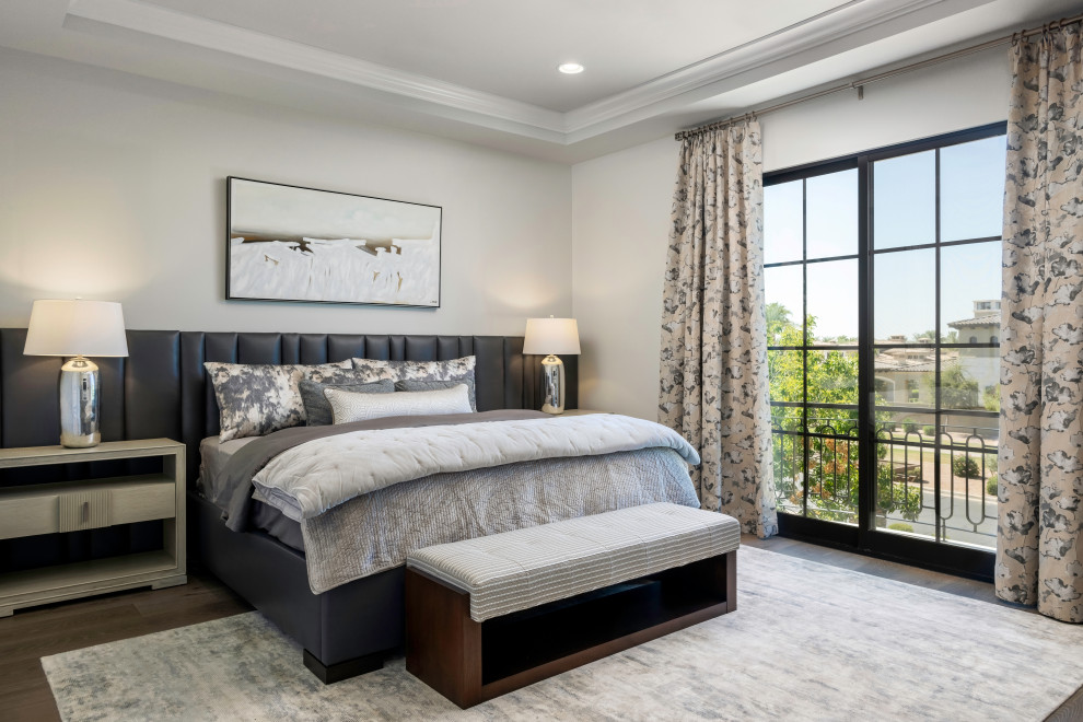 Transitional bedroom photo in Phoenix