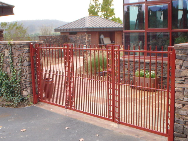 G030 Custom Frank Lloyd Wright Inspired Iron Gates Other G030 Custom Frank Lloyd Wright Inspired Iron Gates Other