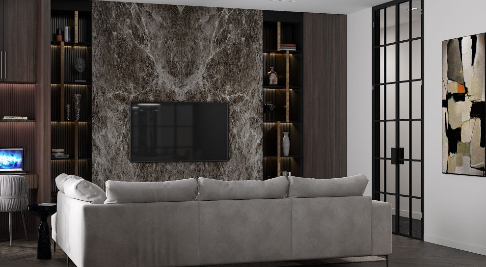 Дизайн проект квартиры 78м2 ЖК "Резиденция Композиторов"