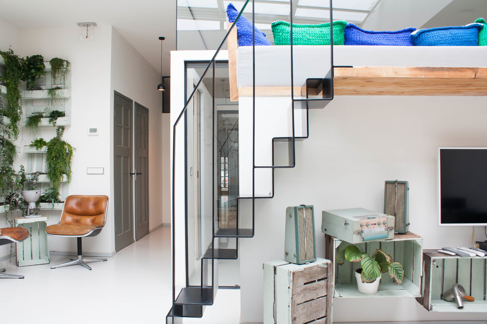 Design ideas for an eclectic staircase in Amsterdam.