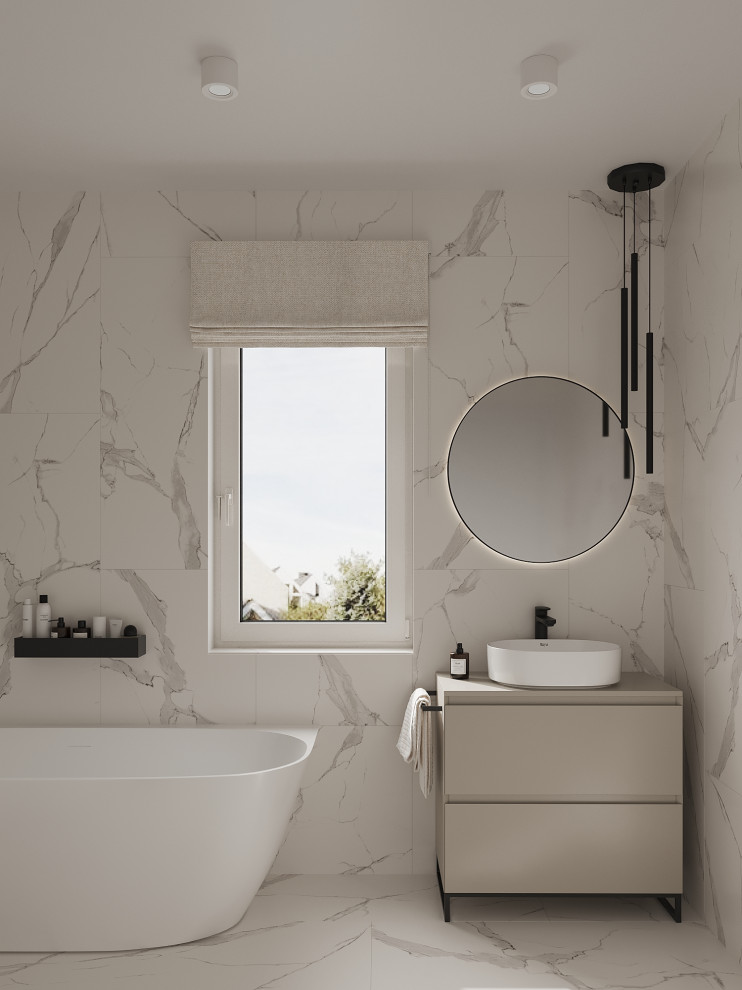 №4 Проект ванной комнаты в доме