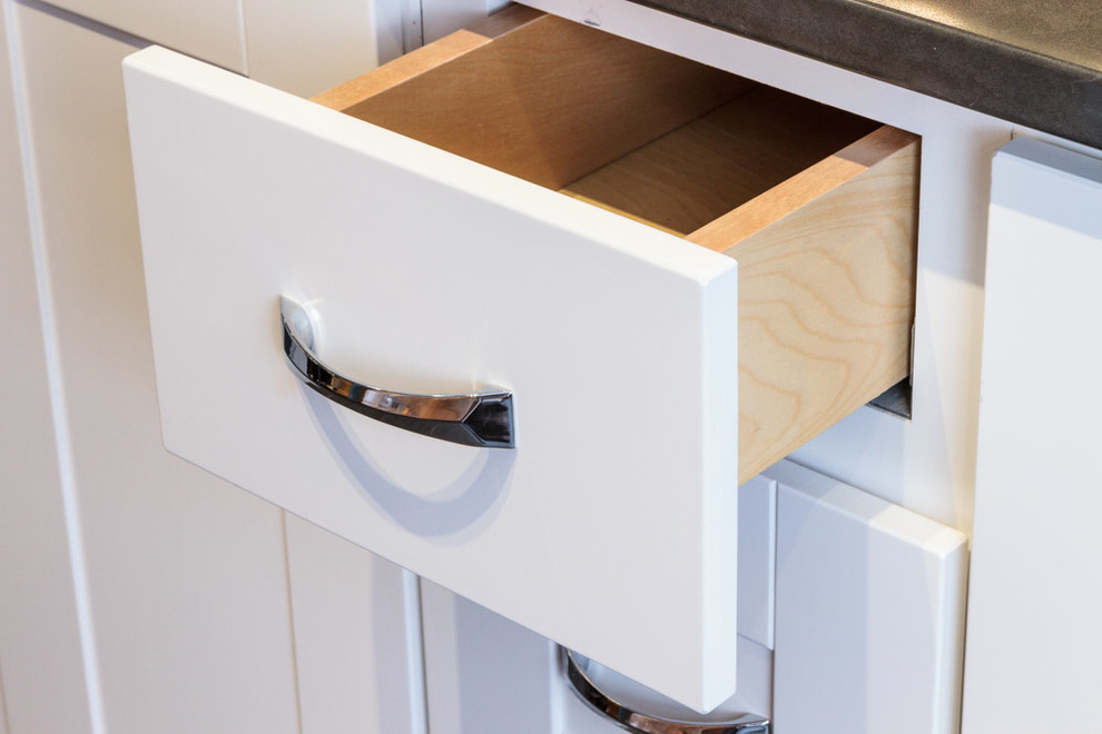 Malibu White Shaker Kitchen Baltimore by To Go Houzz