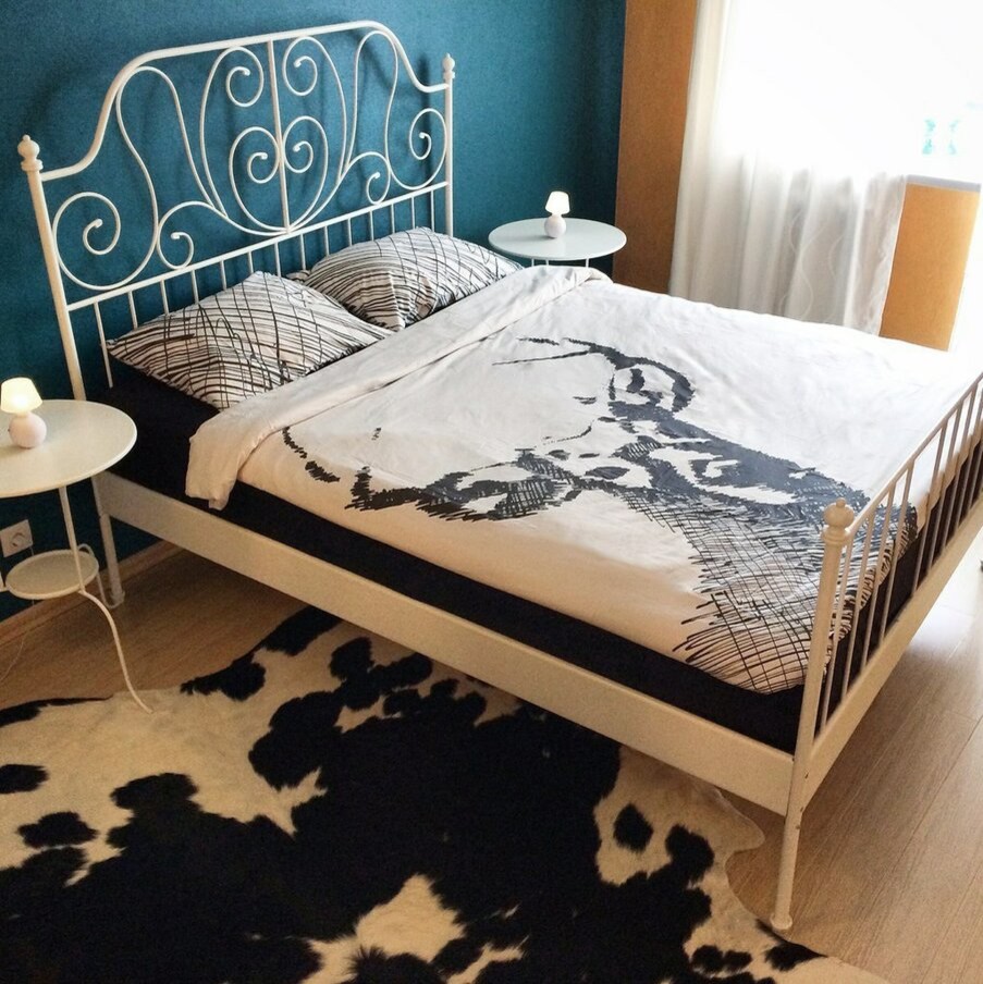 Дизайн интерьера спальни в скандинавском стиле. Москва.