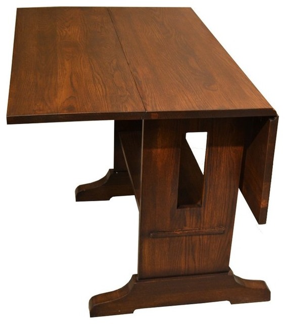 oak drop leaf table with chairs