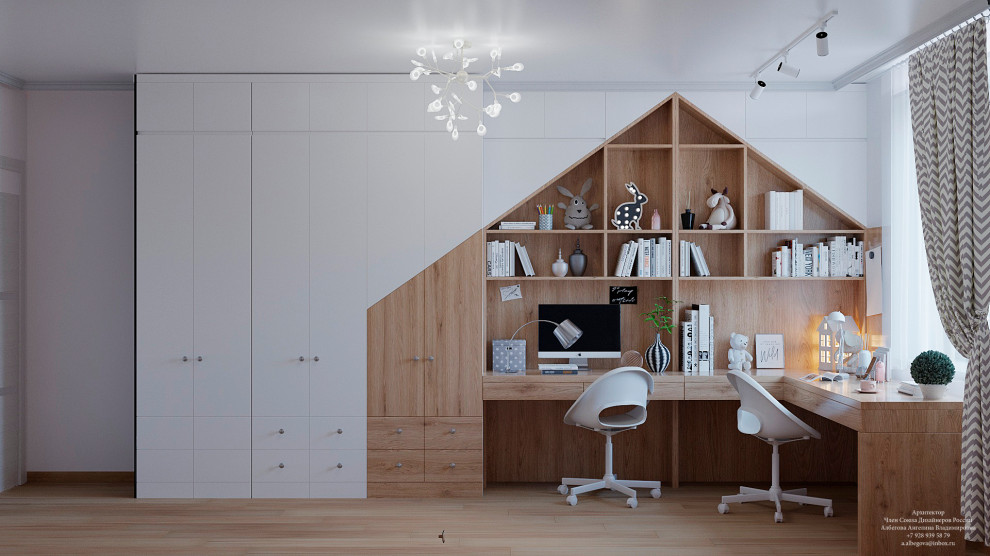 Дизайн интерьера детской для девочек