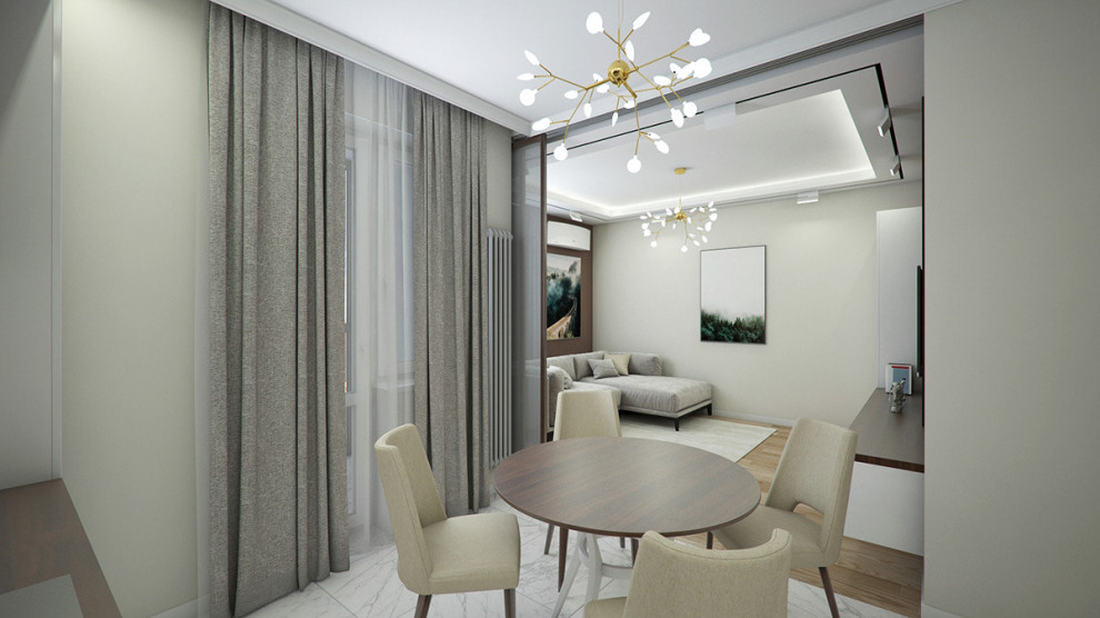 Квартира ЖК Город 50 м2 (Современный стиль)