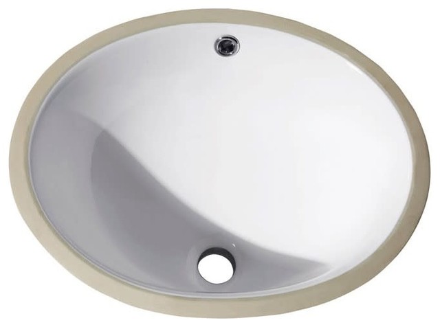 Avanity Cum16 16 Undermount Bathroom Sink With Overflow