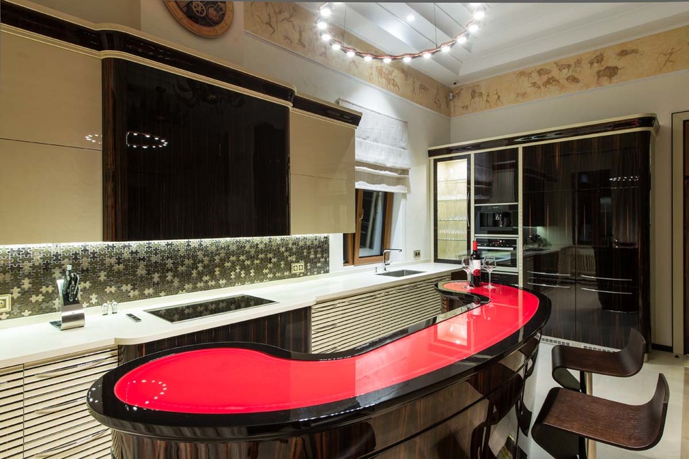 Гостиная с пещерной живописью