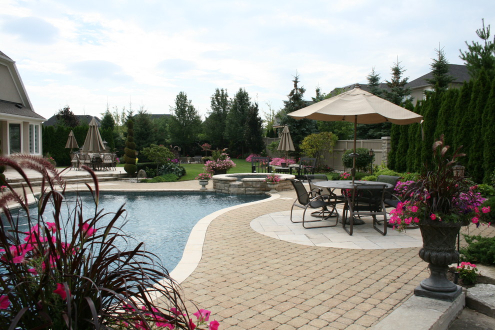 Example of a transitional pool design in Toronto